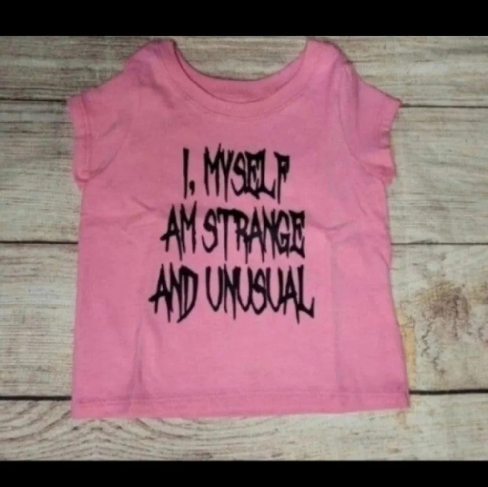 Beetlejuice strange and unusual baby tee shirt